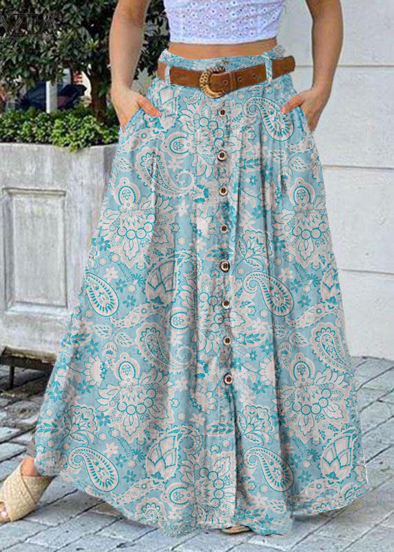 Women's Long Skirt Casual With Pocket