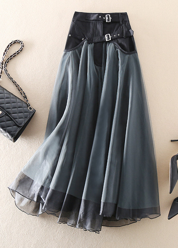 Women's Long Skirt Patchwork Tulle for Casual and Formal Occasions