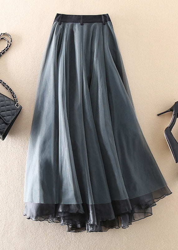 Women's Long Skirt Patchwork Tulle for Casual and Formal Occasions