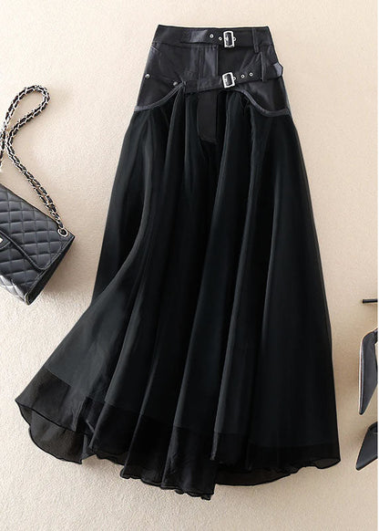 Women's Long Skirt Patchwork Tulle for Casual and Formal Occasions