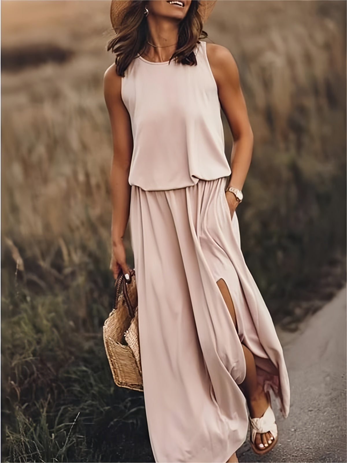 Women's Long Summer Dress Breathable and Comfortable