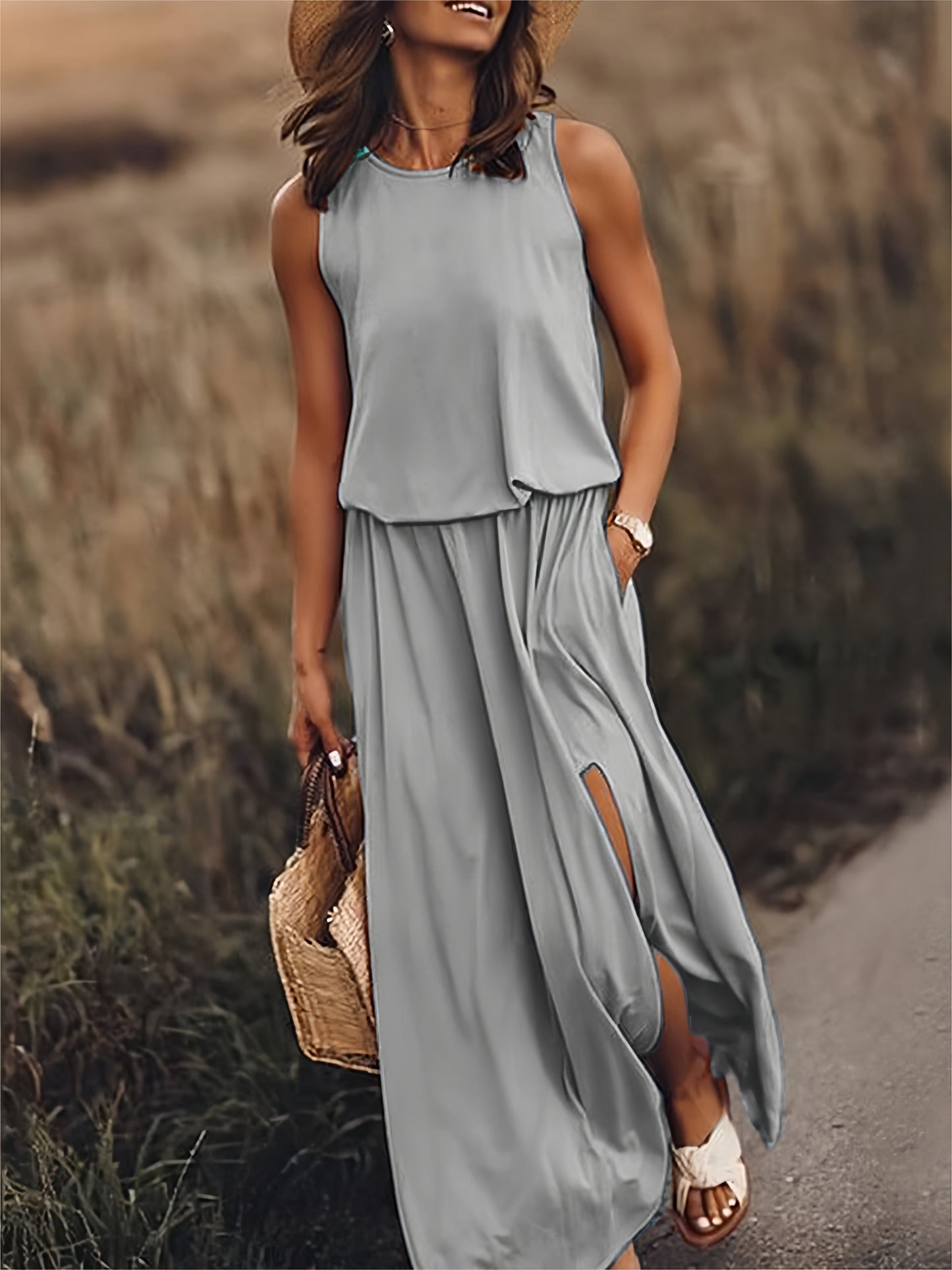 Women's Long Summer Dress Breathable and Comfortable