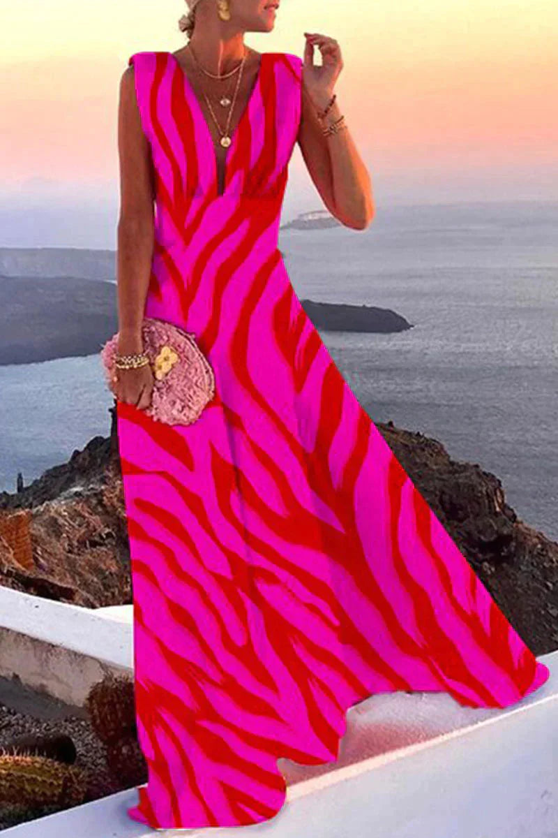 Women's Long Summer Dress Various Prints High Quality Cotton