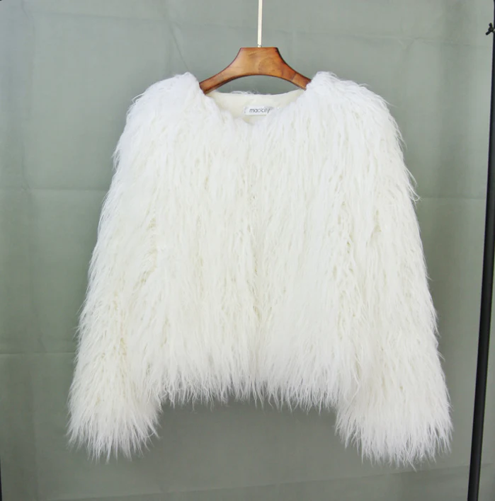 Women's Long Winter Coat Double Row of Buttons
