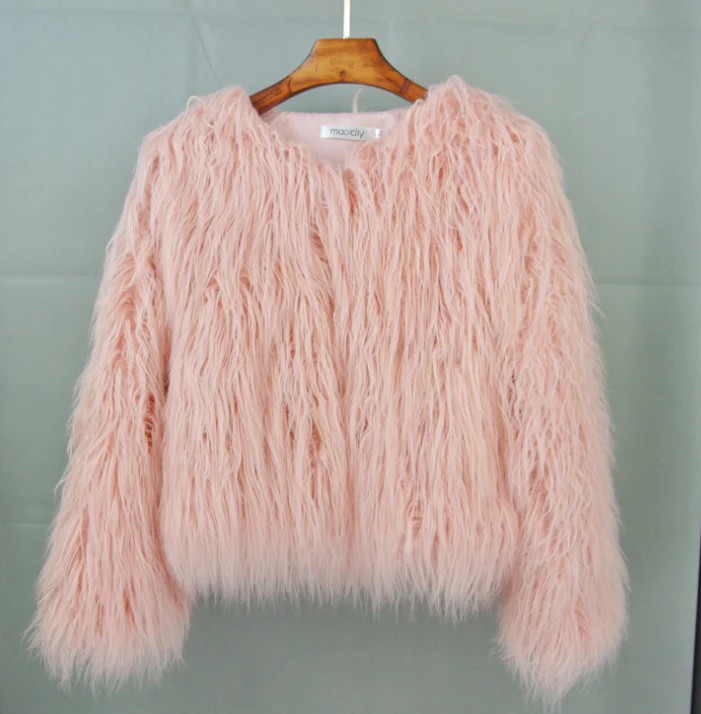 Women's Long Winter Coat Double Row of Buttons