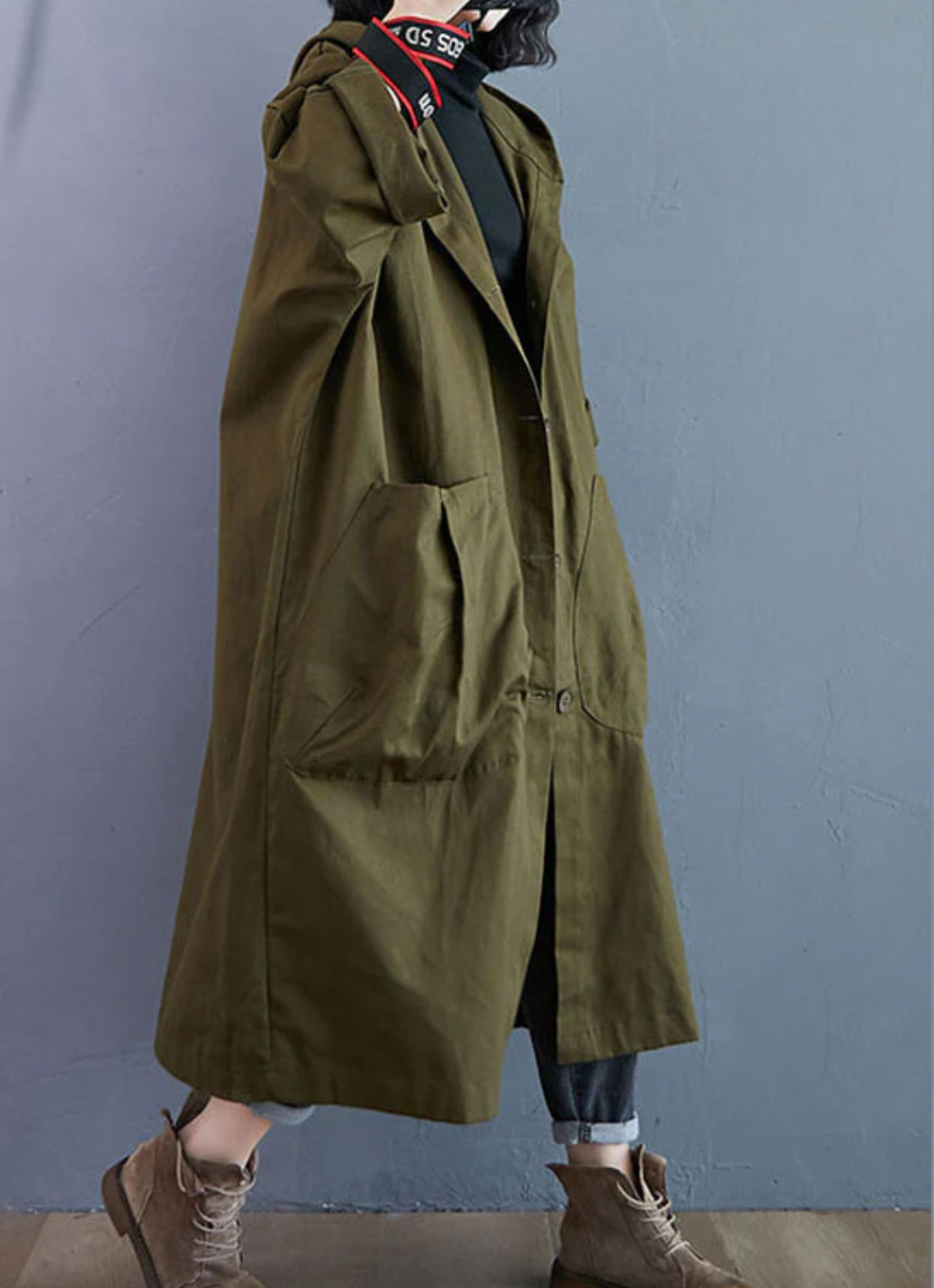 Women's Long Winter Coat Stylish Warm High Quality Material