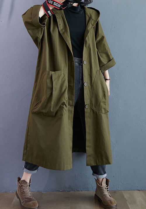 Women's Long Winter Coat Stylish Warm High Quality Material