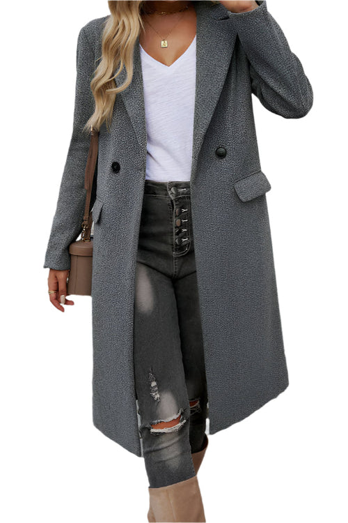 Women's Long Winter Coat Tailored Style
