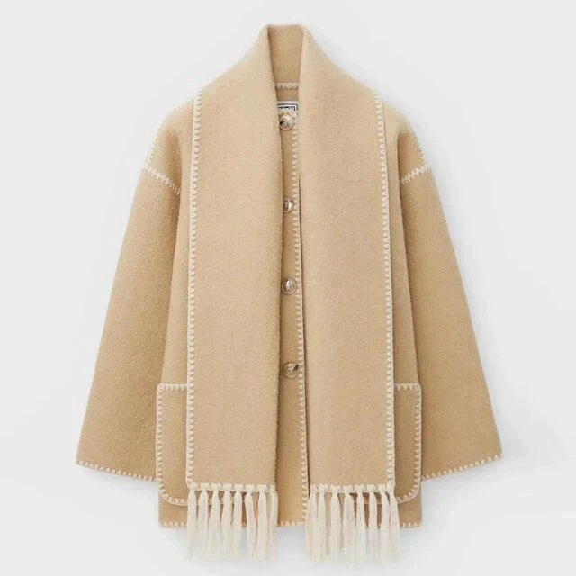 Women's Long Winter Coat With Adjustable Fit And Modern Aesthetics