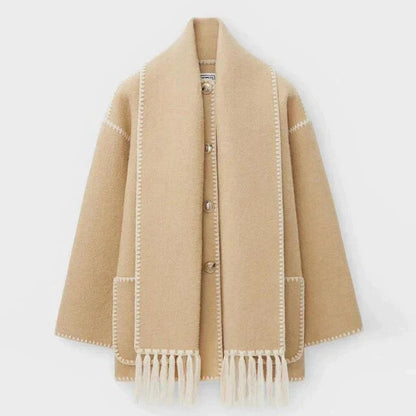 Women's Long Winter Coat With Adjustable Fit And Modern Aesthetics