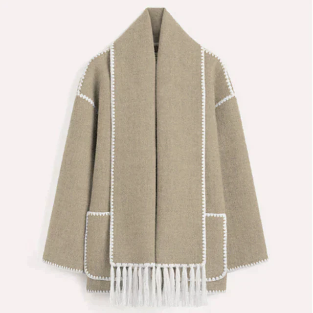 Women's Long Winter Coat With Adjustable Fit And Modern Aesthetics