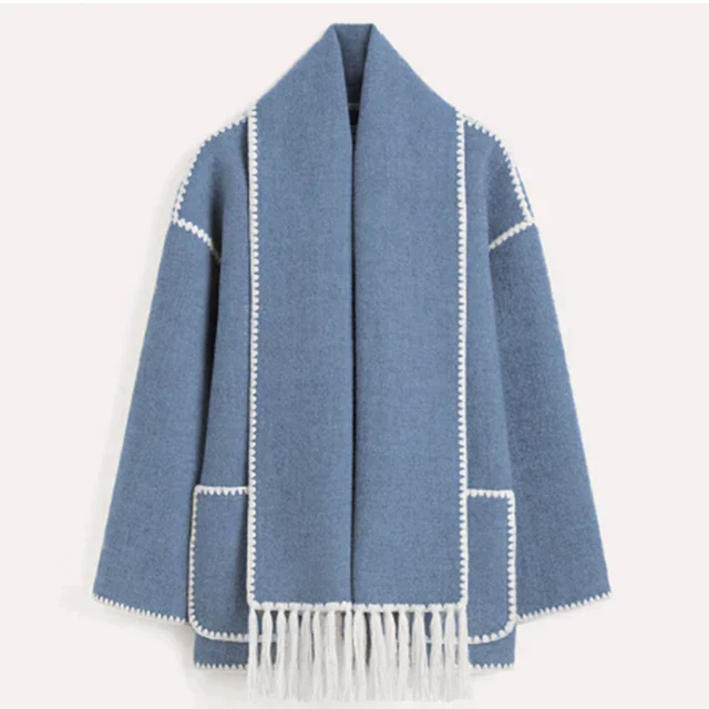 Women's Long Winter Coat With Adjustable Fit And Modern Aesthetics
