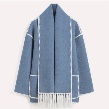 Women's Long Winter Coat With Adjustable Fit And Modern Aesthetics