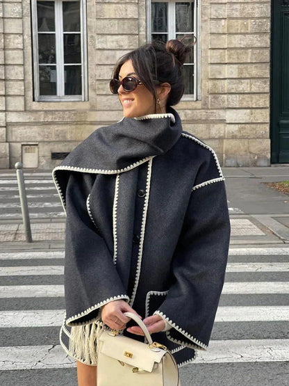 Women's Long Winter Coat With Adjustable Fit And Modern Aesthetics