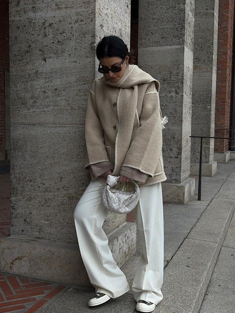 Women's Long Winter Coat With Adjustable Fit And Modern Aesthetics
