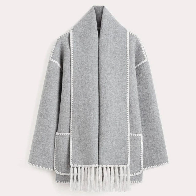 Women's Long Winter Coat With Adjustable Fit And Modern Aesthetics