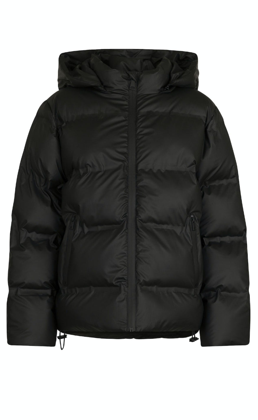 Women's Long Winter Jacket Quilted Polyester With Stylish Protection