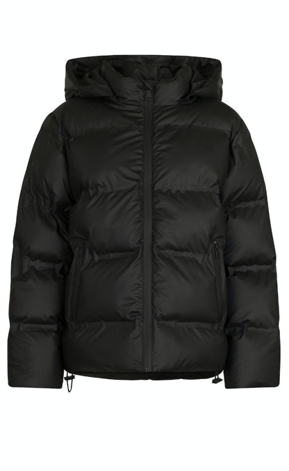 Women's Long Winter Jacket Quilted Polyester With Stylish Protection
