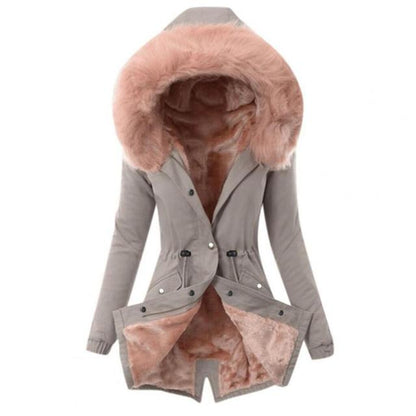Women's Long Winter Jacket Quilted With Perfect Fit