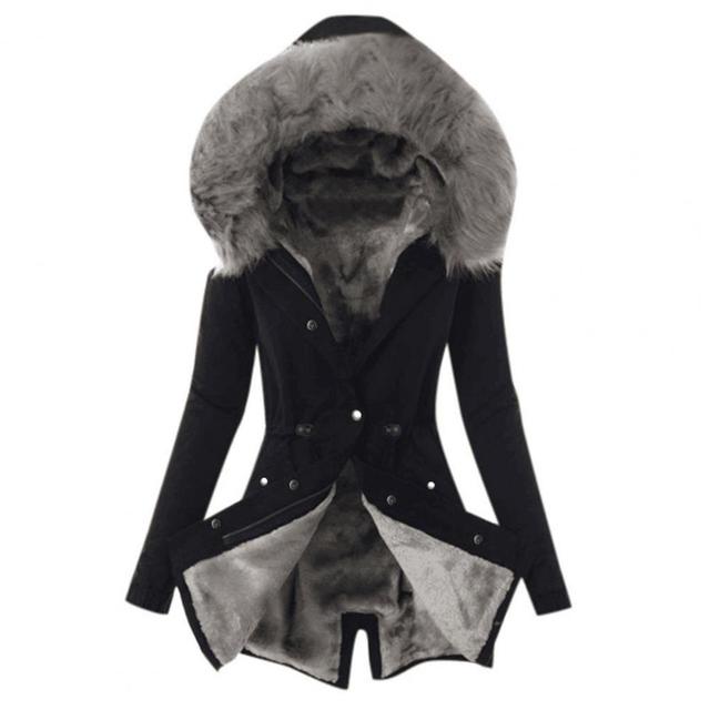 Women's Long Winter Jacket Quilted With Perfect Fit