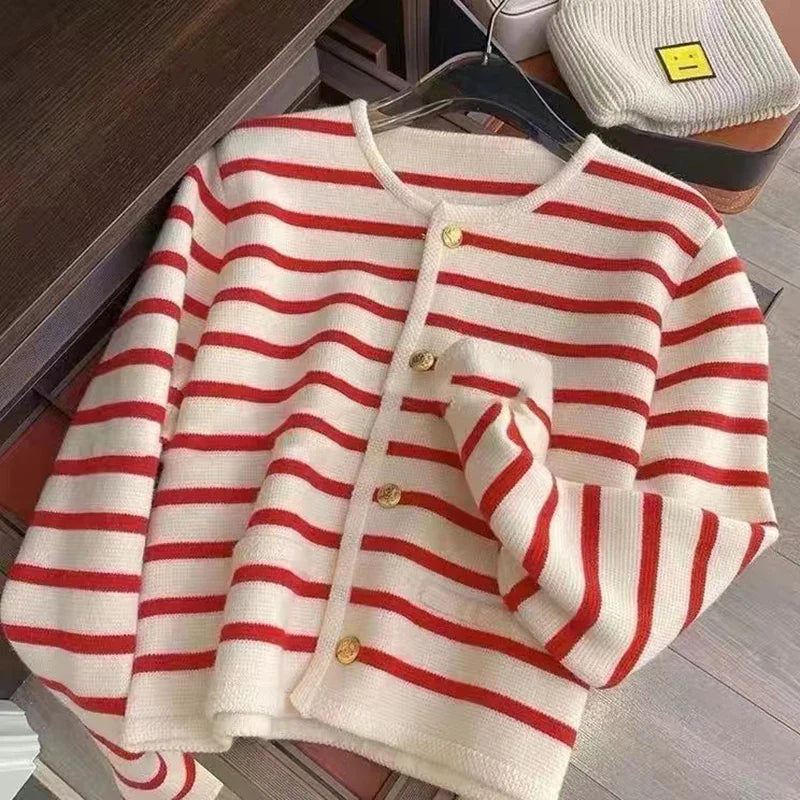 Women's Long-sleeved Cardigan Knitted Casual
