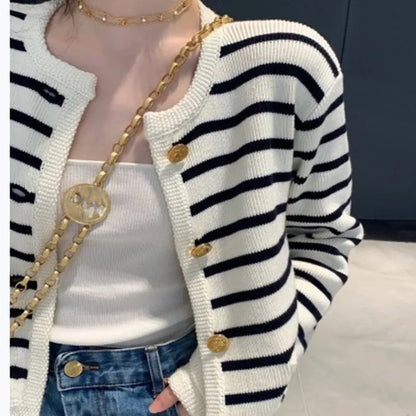 Women's Long-sleeved Cardigan Knitted Casual