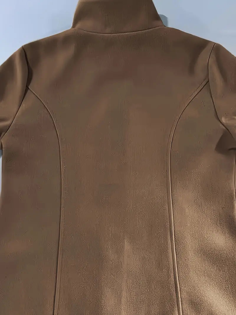Women's Long-sleeved One-Button Jacket