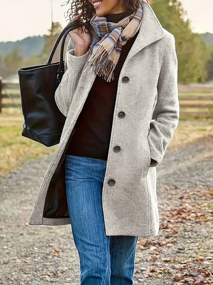 Women's Long-sleeved One-Button Jacket