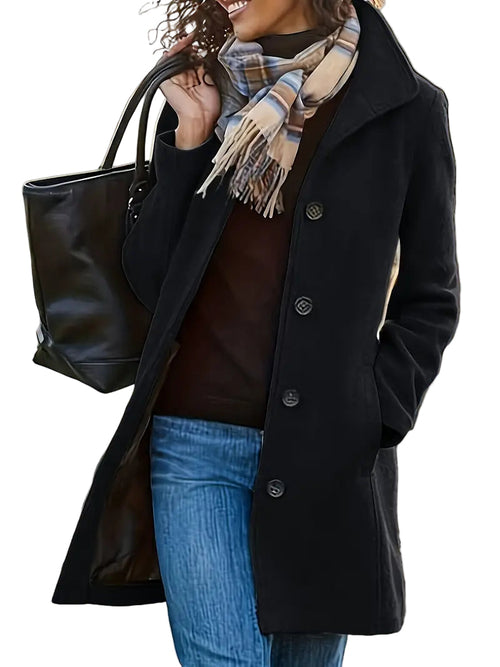 Women's Long-sleeved One-Button Jacket