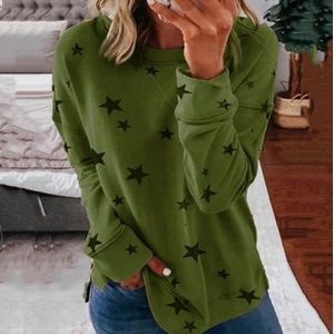 Women's Long-sleeved Polka Dot Cotton Sweater