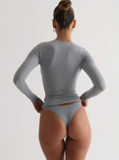 Women's Long-sleeved Round Neck Modal Top