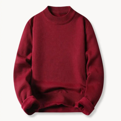 Women's Long-sleeved Round Neck Sweater Casual Design