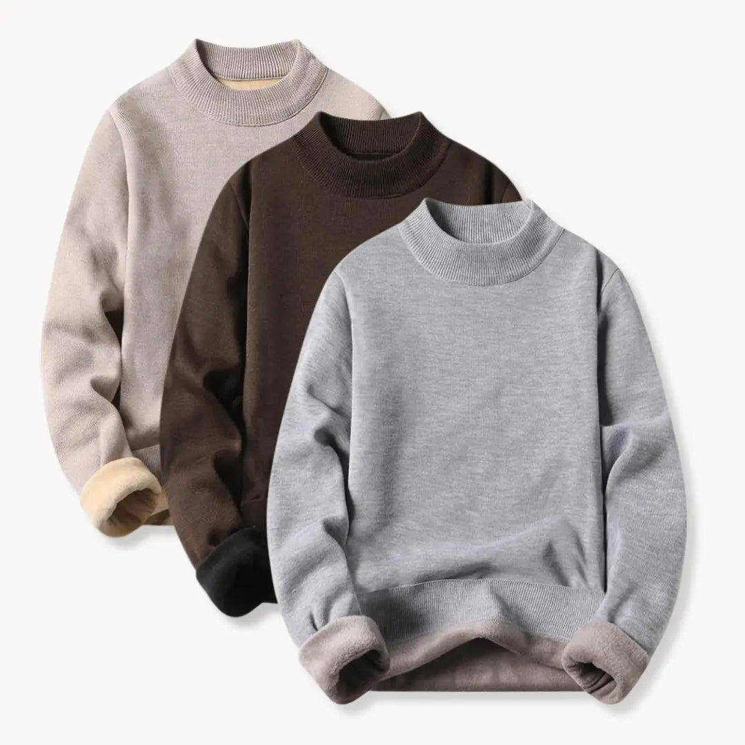 Women's Long-sleeved Round Neck Sweater Casual Design