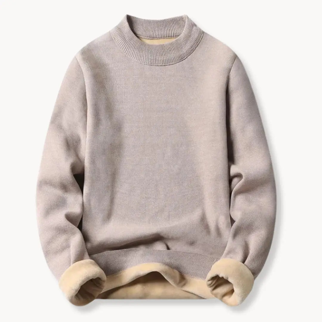 Women's Long-sleeved Round Neck Sweater Casual Design