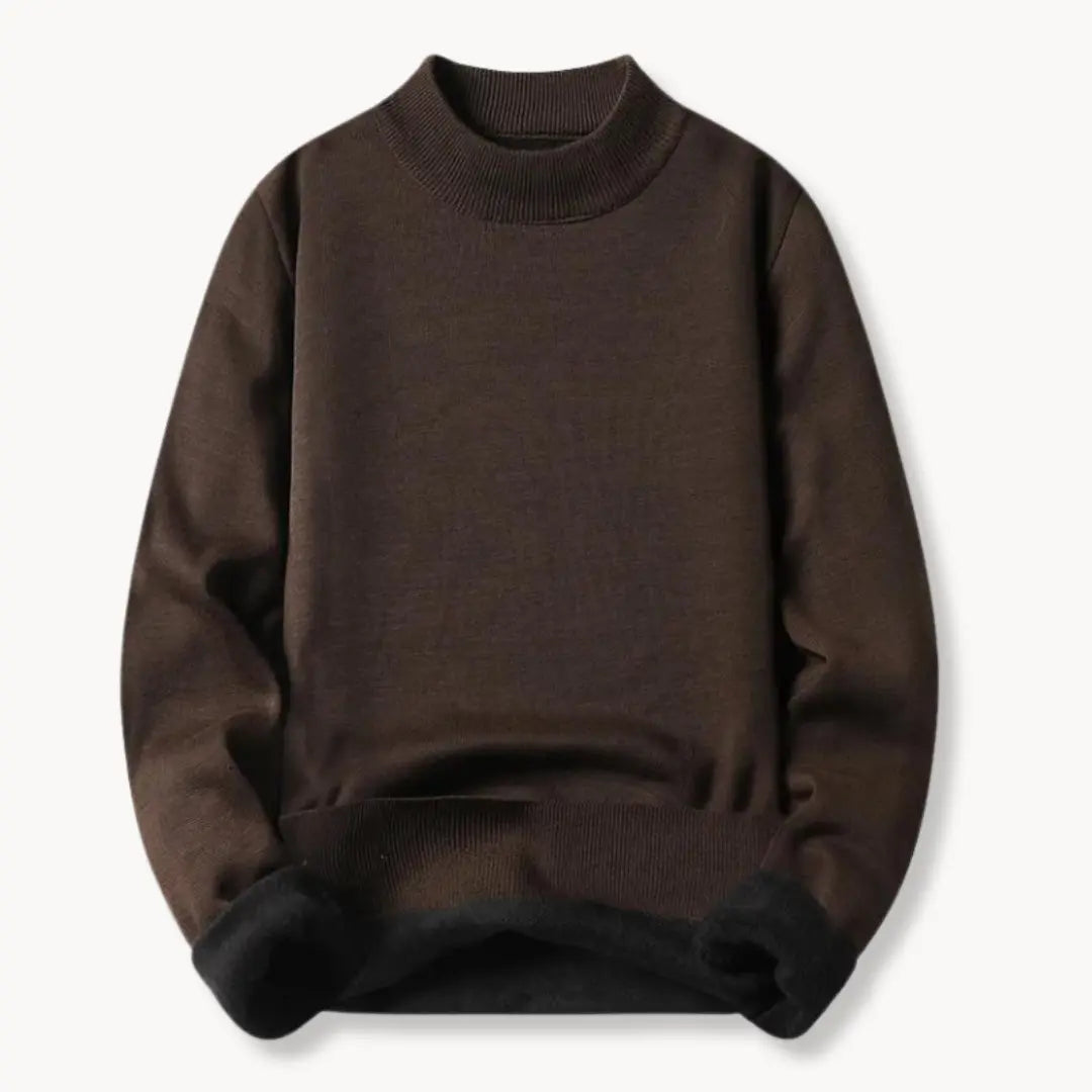 Women's Long-sleeved Round Neck Sweater Casual Design