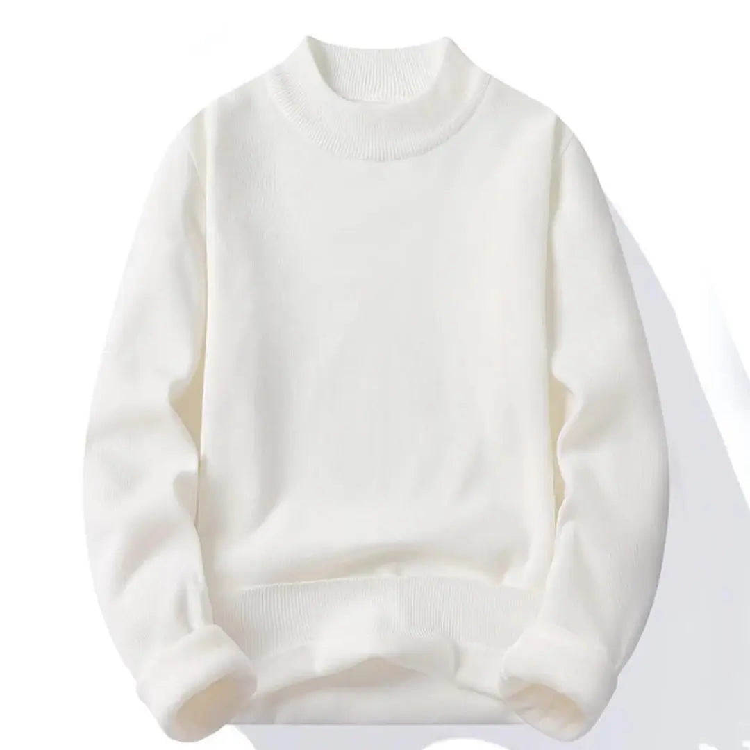 Women's Long-sleeved Round Neck Sweater Casual Design