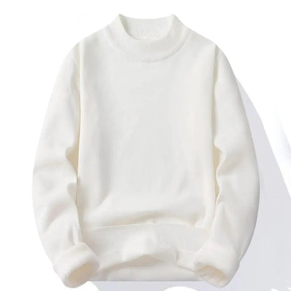 Women's Long-sleeved Round Neck Sweater Casual Design