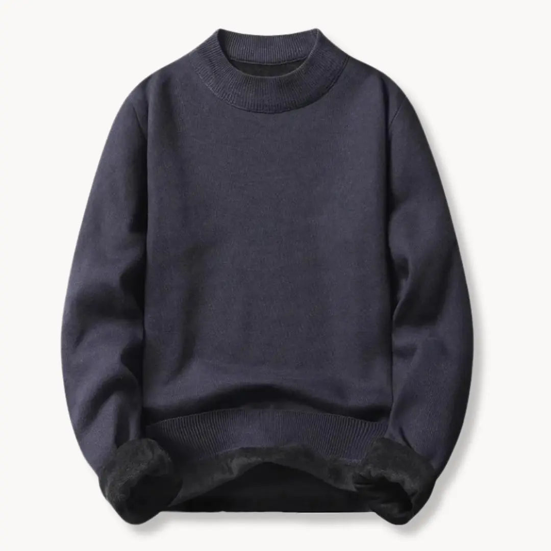 Women's Long-sleeved Round Neck Sweater Casual Design