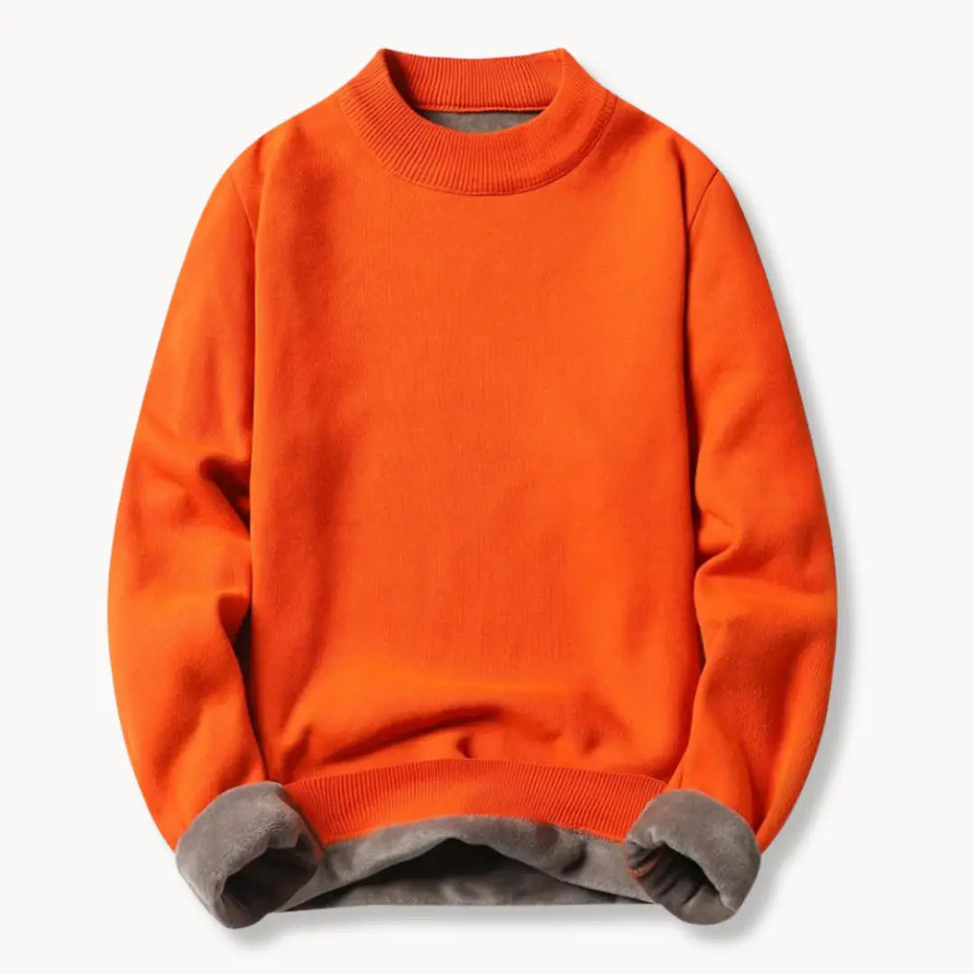 Women's Long-sleeved Round Neck Sweater Casual Design