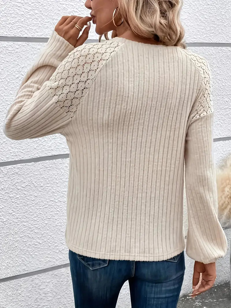 Women's Longsleeve T-shirt Round Neckline Soft Cotton