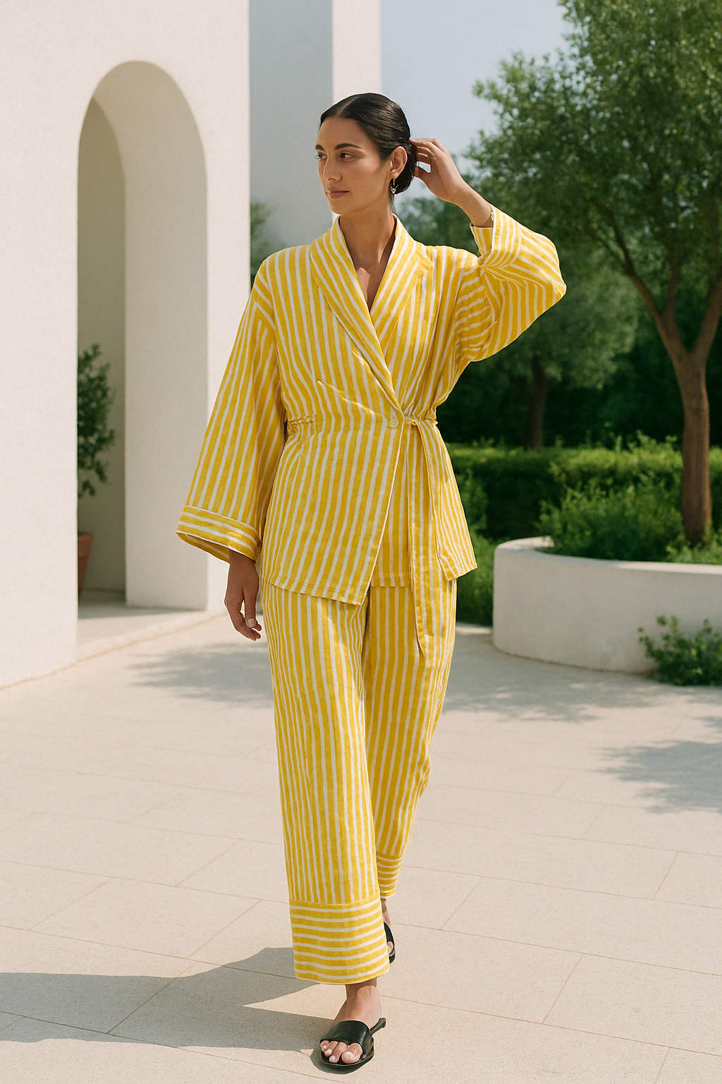Women's Lounge Set Casual Oversized Woven Fabric