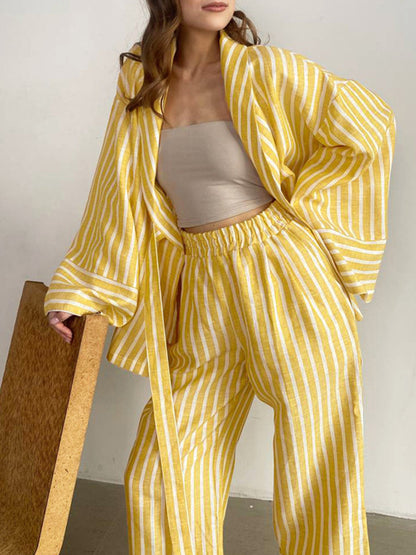 Women's Lounge Set Casual Oversized Woven Fabric