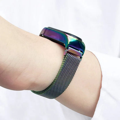 Women's Magnetic Strap LED Watch