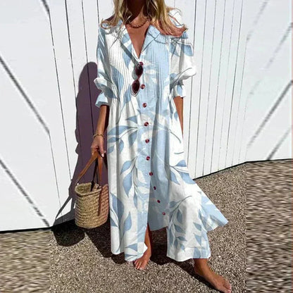Women's Maxi Dress Boho Style Flowing Fabric for Summer
