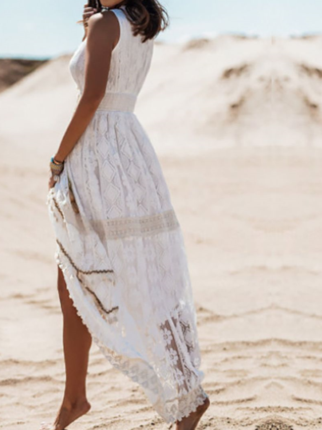 Women's Maxi Dress Boho Style Flowing Soft Material