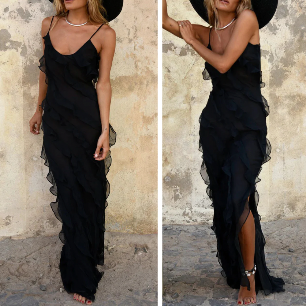 Women's Maxi Dress Elegant Summer Style Light Fabric for Comfortable Fit