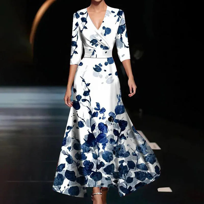 Women's Maxi Dress Floral Print A-line