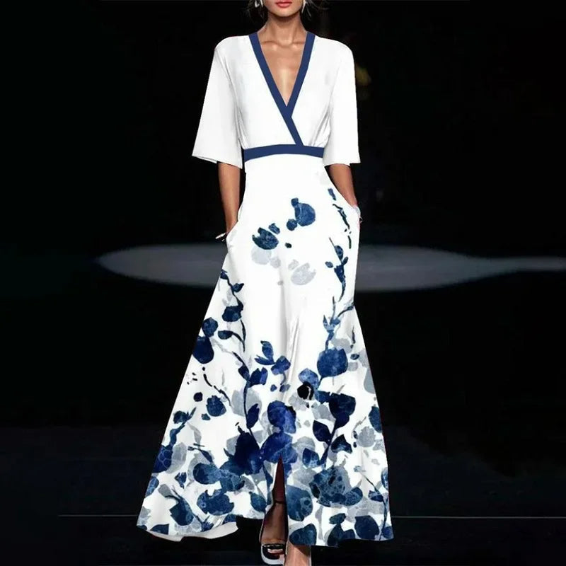 Women's Maxi Dress Floral Print A-line