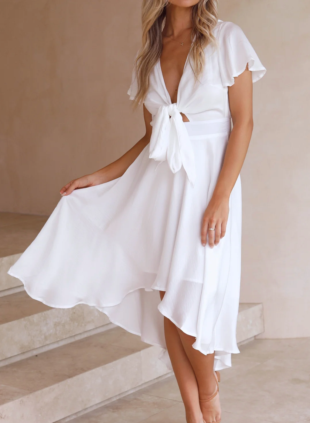 Women's Maxi Dress Flowing Fit Polyester for Summer Events