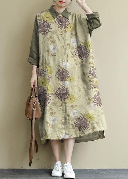 Women's Maxi Dress Oversized Shirt